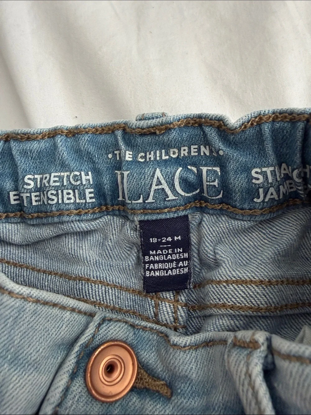 Light Blue Kids Denim Jeans